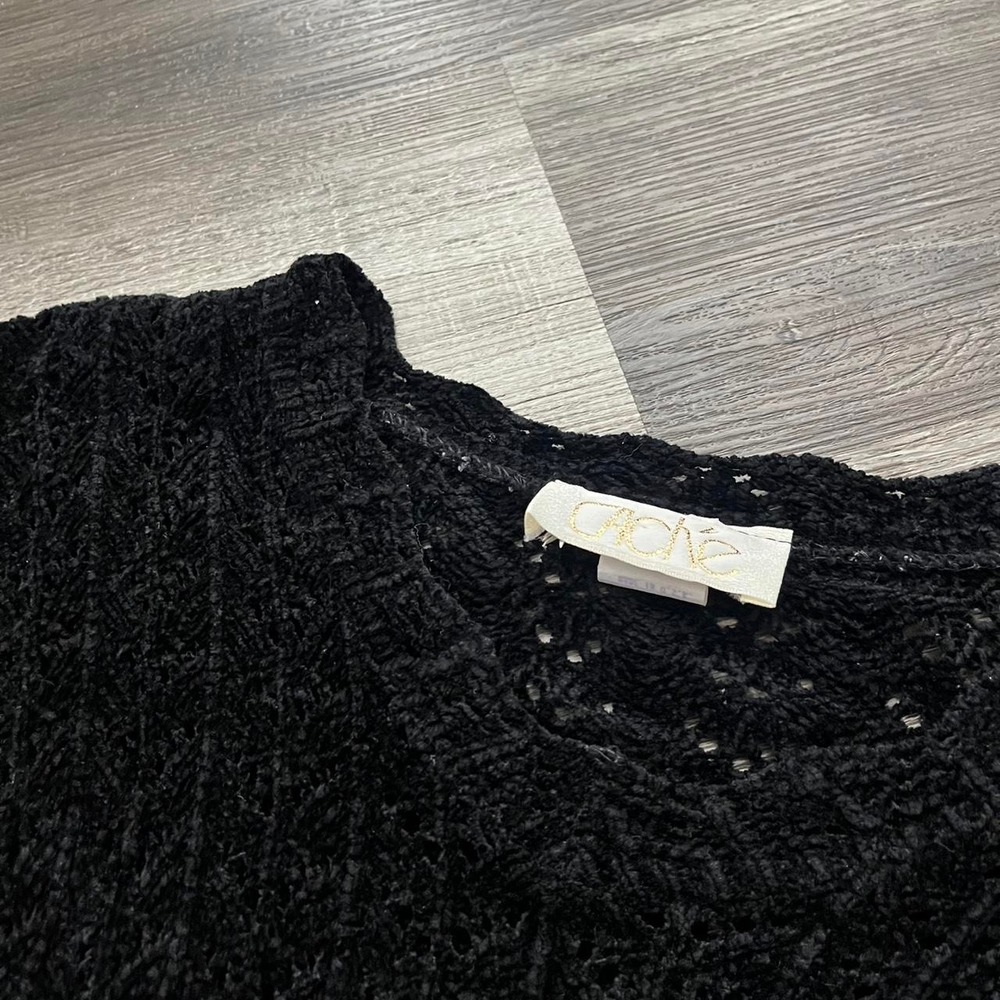 Black Knit Top - Picture 3 of 7